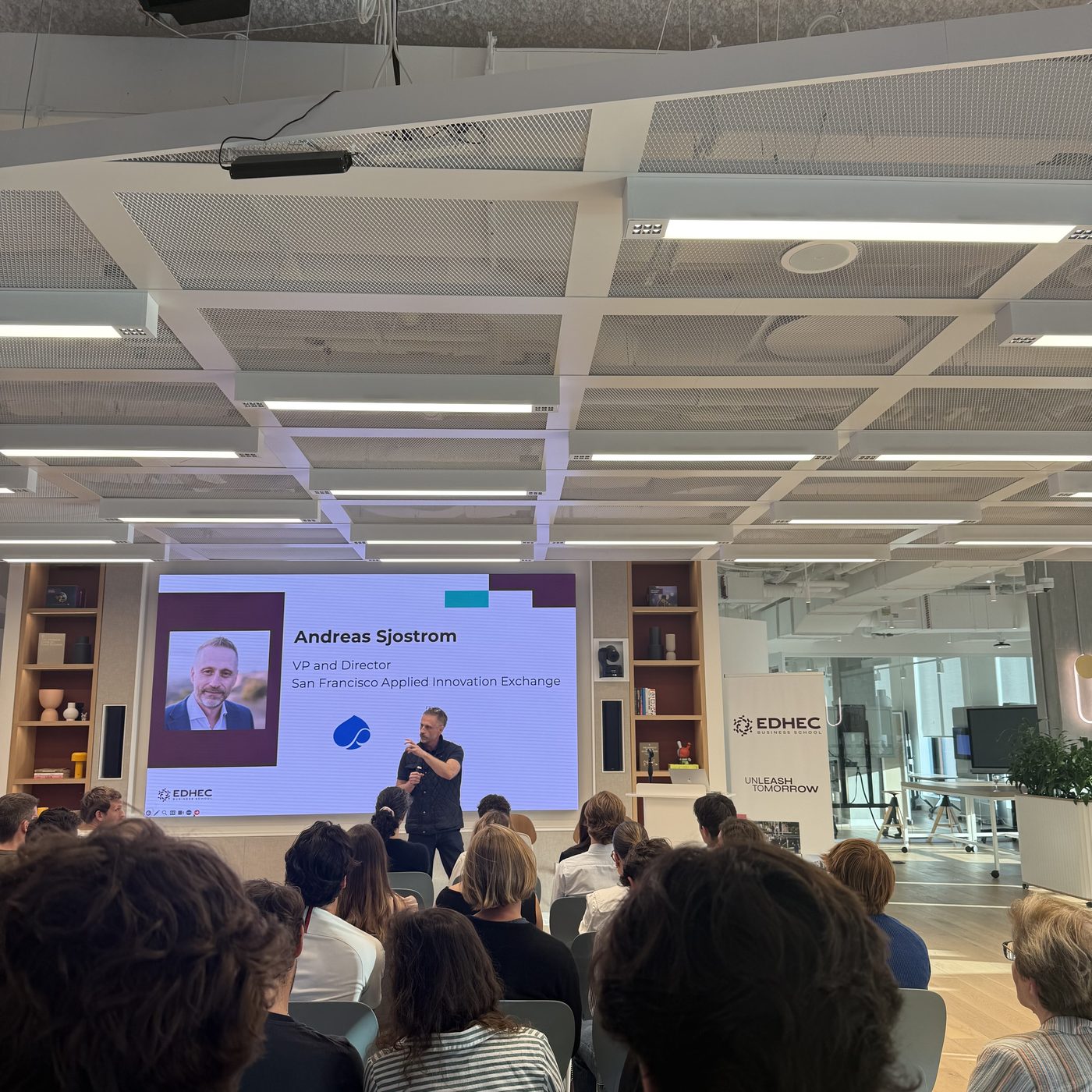 Speaking at an EDHEC event in San Francisco