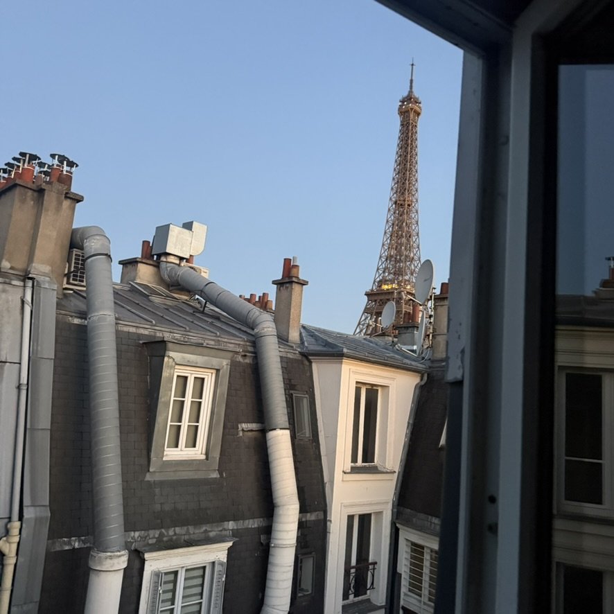 The view back home in Paris